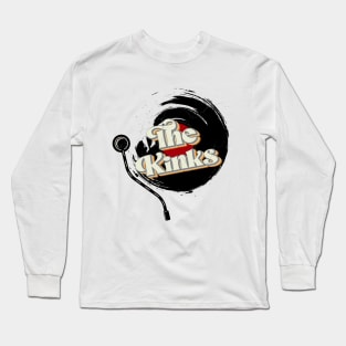 The Kinks  // Vinyl Vintage Style Long Sleeve T-Shirt